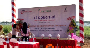 Lễ động thổ – Nhà máy chế biến nông sản Lộc Tiến Việt Nam