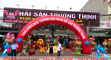 Khai trương nhà hàng hải sản Trường Trịnh