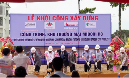 Lễ khởi công khu thương mại Midori H8 Bình Dương