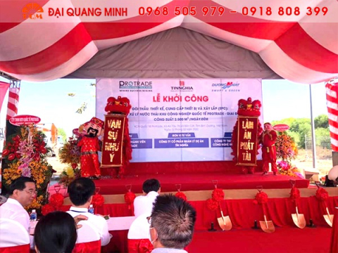 Lễ khởi công hệ thế xử lý nước thải KCN Quốc Tế Protrade giai đoạn 2