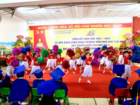 Chúc mừng Cô & Trò Trường MN Ngô Thời Nhiệm -TP Mới Kỷ niệm 27/05/2022