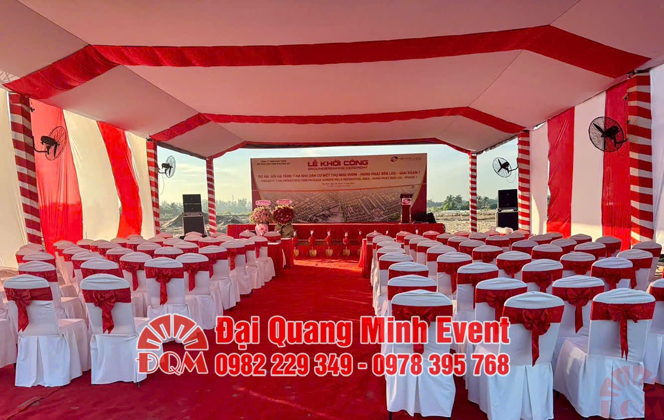 Tổ chức lễ khởi công, động thổ tại Tây Ninh – Đại Quang Minh Event