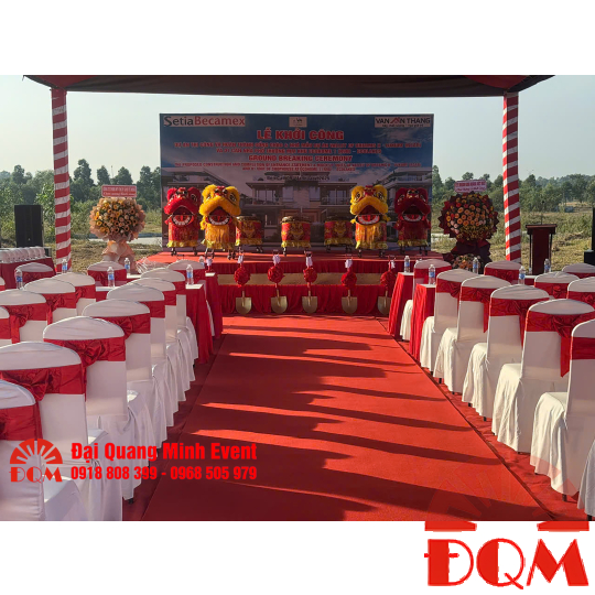 Tổ chức lễ khởi công – động thổ tại bình dương, làm lễ khởi công cần chuẩn bị những gì ?