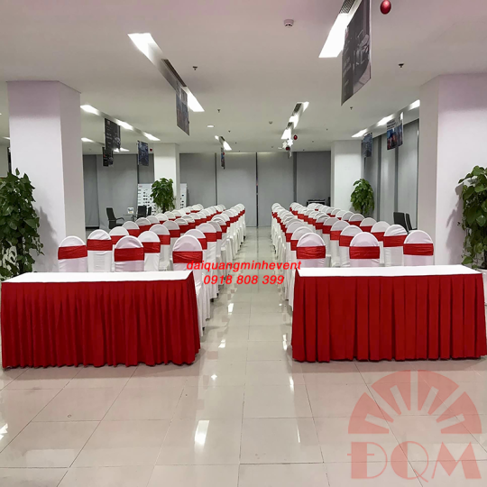 Cho thuê bàn ghế sự kiện -Đại Quang Minh Event  0918 808 399